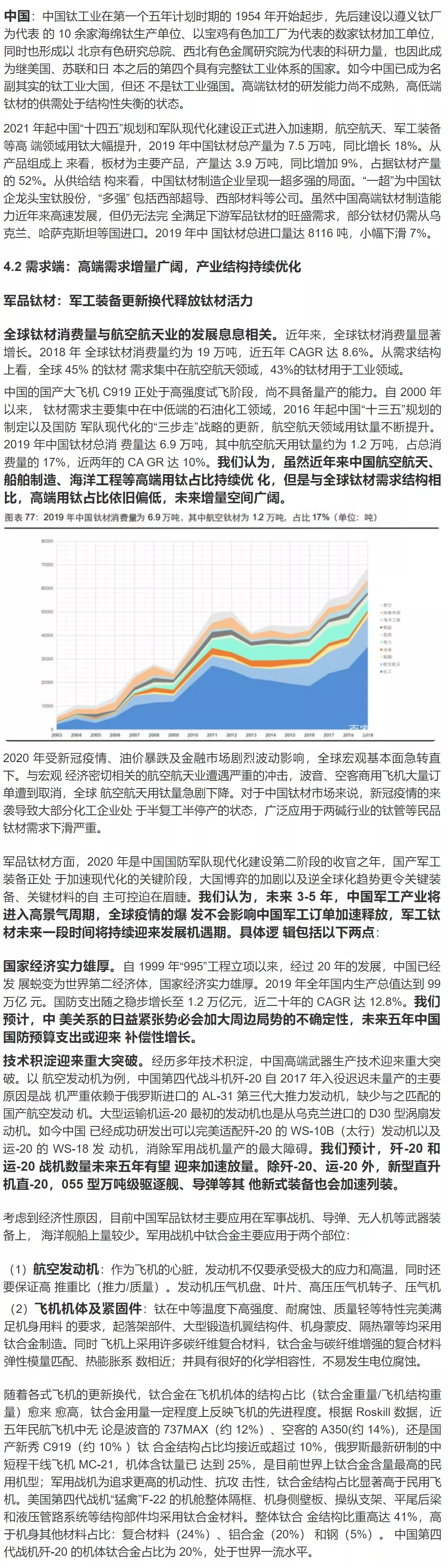 钛金属行业深度研究报告:万能金属,扶摇直上(图8) 钛金属行业深度研究报告:万能金属,扶摇直上(图8)