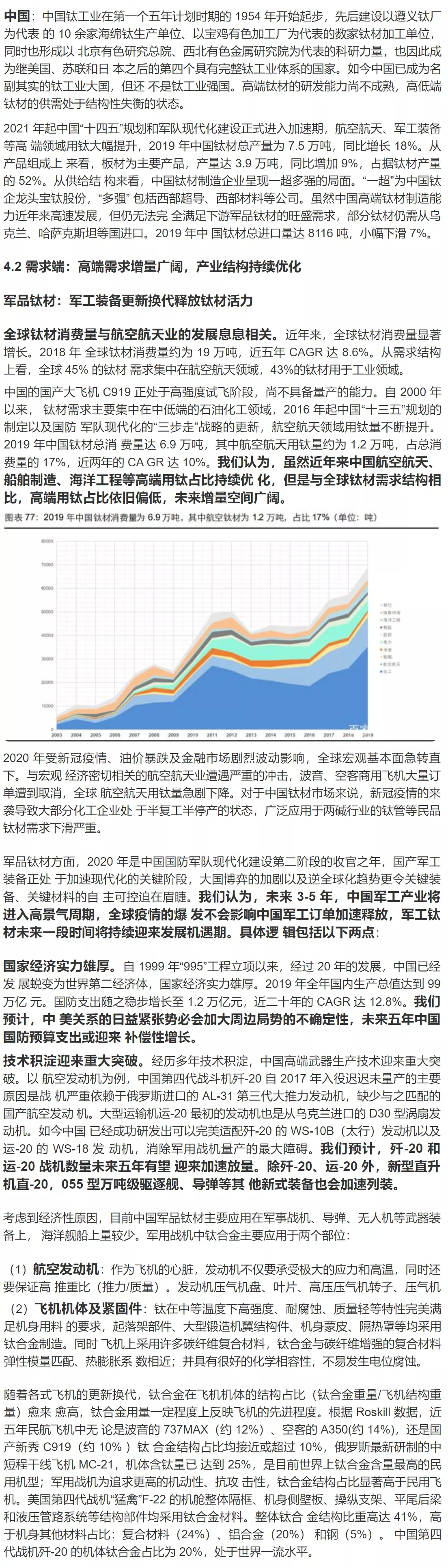 钛金属行业深度研究报告：万能金属，扶摇直上(图8)